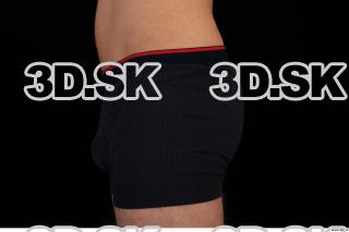 Lower body of Ross in black underwear 0003